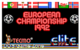 European Championship DOS Game