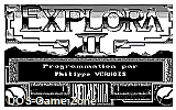 Explora II DOS Game