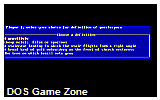 Fictionary DOS Game