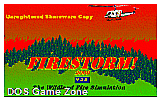 Firestorm 2000 DOS Game