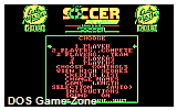 Four Soccer Simulators DOS Game