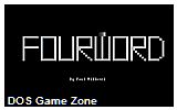 Fourword DOS Game