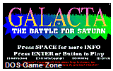Galactica- The Battle for Saturn DOS Game