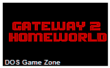 Gateway II- Homeworld DOS Game