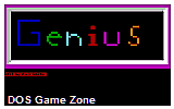 Genius DOS Game