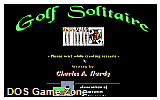 Golf Solitaire DOS Game