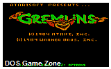 Gremlins DOS Game