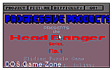Head Banger #1- Sliding Puzzle Game DOS Game