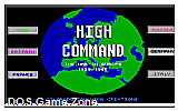 High Command- Europe 1939-45 DOS Game