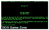 Horror 3.0 DOS Game