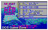Hunt for Red October CGA, The DOS Game