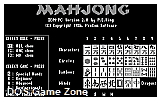 IBM-PC Mahjong DOS Game