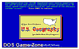 If You Want to Learn U.S. Geography DOS Game