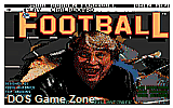 John Madden Football DOS Game