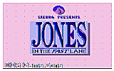 Jones in the Fast Lane DOS Game