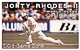 Jonti Rhodes II- World Class Cricket DOS Game