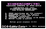 Kindercomp DOS Game