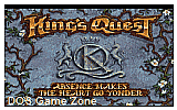 Kings Quest V Absence Makes The Heart Go Yonder DOS Game