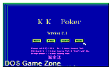 KK Poker DOS Game