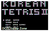 Korean Tetris II DOS Game
