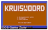 Kruiswoord DOS Game