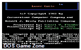LaserCycle DOS Game