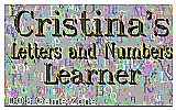 Letters and Number Learner DOS Game