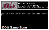 Lost Tribe, The DOS Game