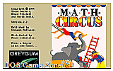 M.A.T.H. Circus DOS Game