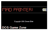 Mad Painter DOS Game