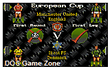 Manchester United Europe DOS Game