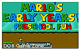 Marios Early Years- Preschool Fun DOS Game