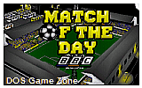 Match of the Day DOS Game