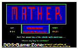 Mather DOS Game