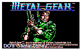 Metal Gear DOS Game