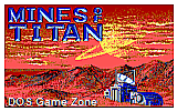 Mines of Titan DOS Game