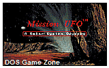 Mission Ufo A Solar System Odyssey DOS Game