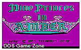 Nine Princes in Amber DOS Game