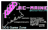 Pac-Maine DOS Game
