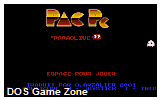 Pac PC DOS Game