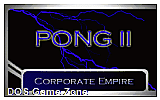 Pong II- Corporate Empire DOS Game
