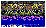 Pool of Radiance DOS Game