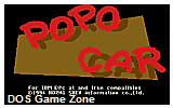 Popo Car DOS Game