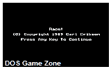 Race! DOS Game