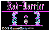 Rad Warrior DOS Game