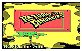 Return of the Dinosaurs DOS Game