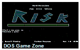 Risk (EGA) DOS Game