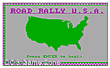 Road Rally U.S.A. DOS Game