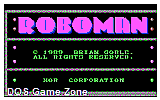 Roboman DOS Game