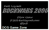 Rockwars 2000 DOS Game